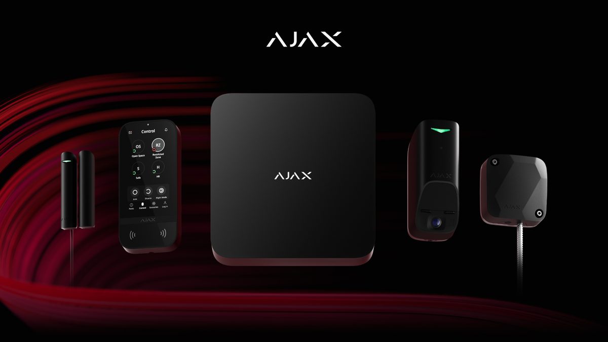 Ajax Hub mit Sensoren – Einbruchschutz